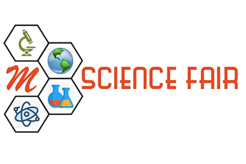 Text that say science fair