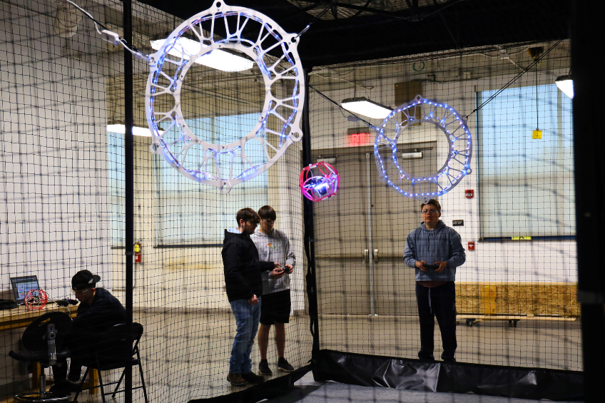 Drone soccer league