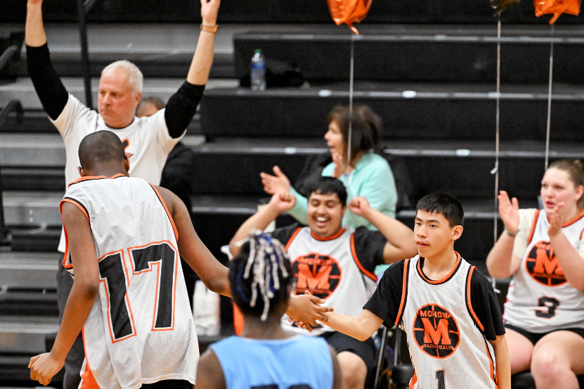 Seen at; Unified basketball game