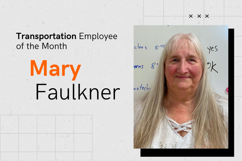Transportation Employee of the Month: Mary Faulkner