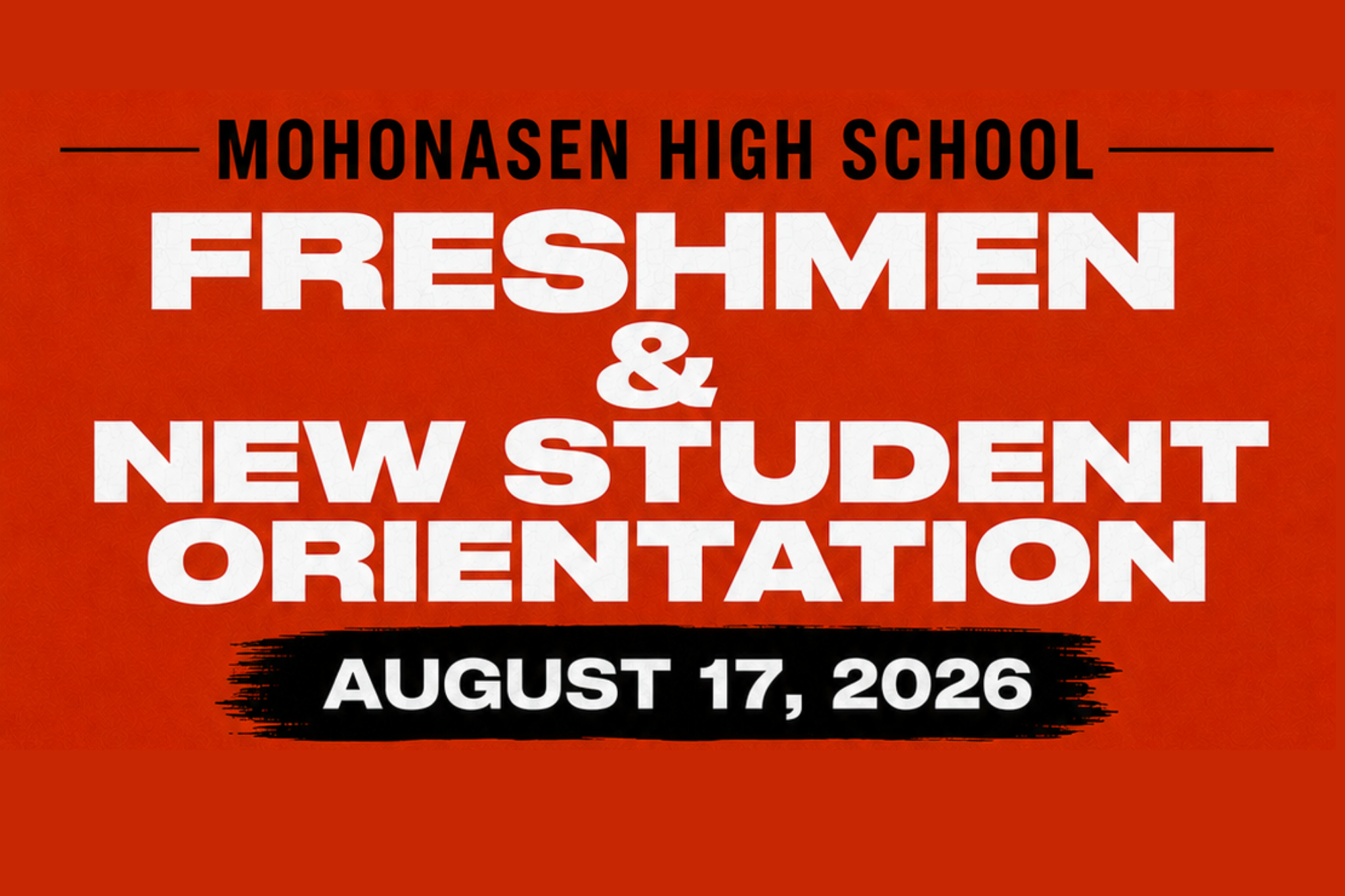 MHS freshmen and new student orientation