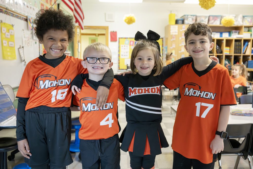 Students at spirit day