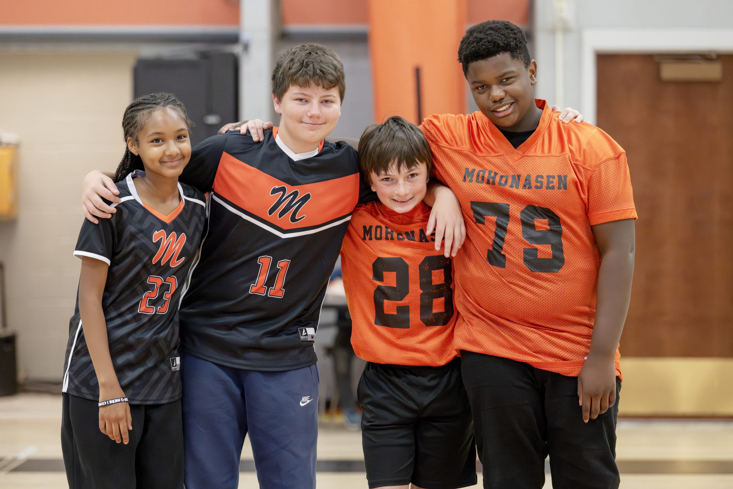 Students at pep rally