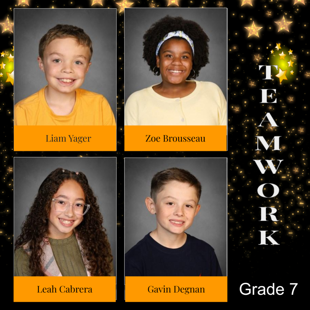 Sept. Draper students of the month